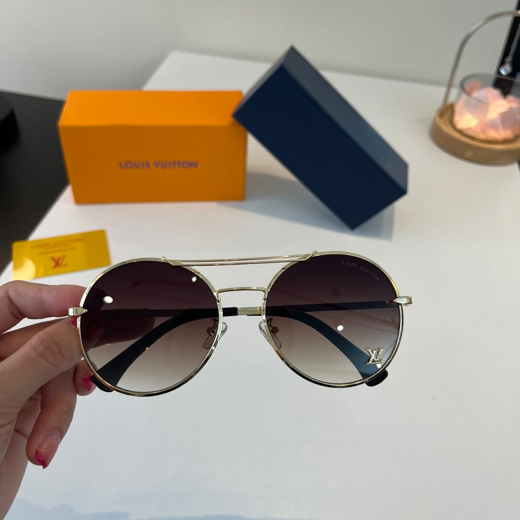 Louis Vuitton Metal Aviator Silver Lens Sunglasses for Men & Women - 493075 - detail image 6