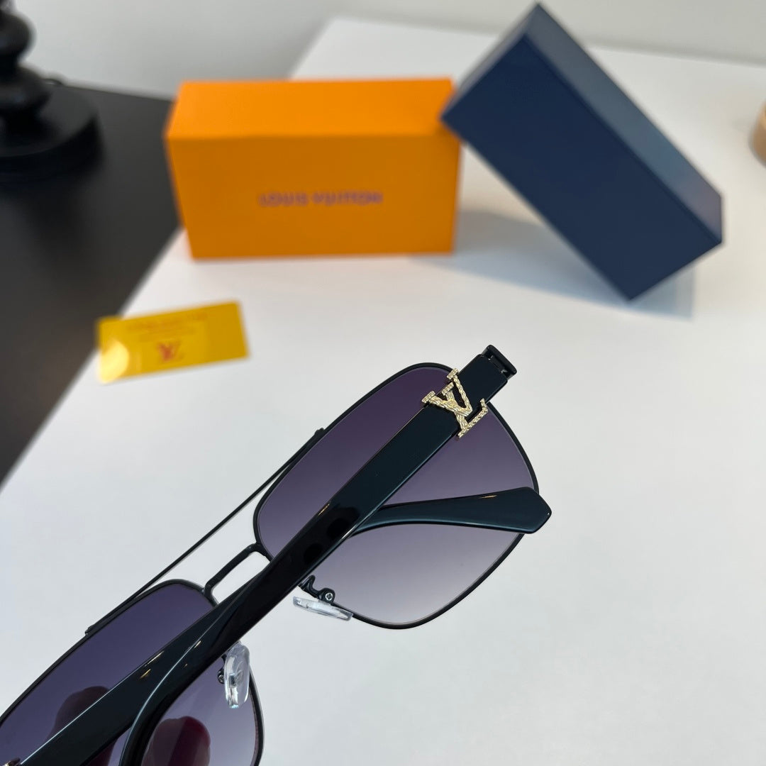 Louis Vuitton Metal Aviator Silver Lens Sunglasses for Men & Women - 493076 - detail image 7