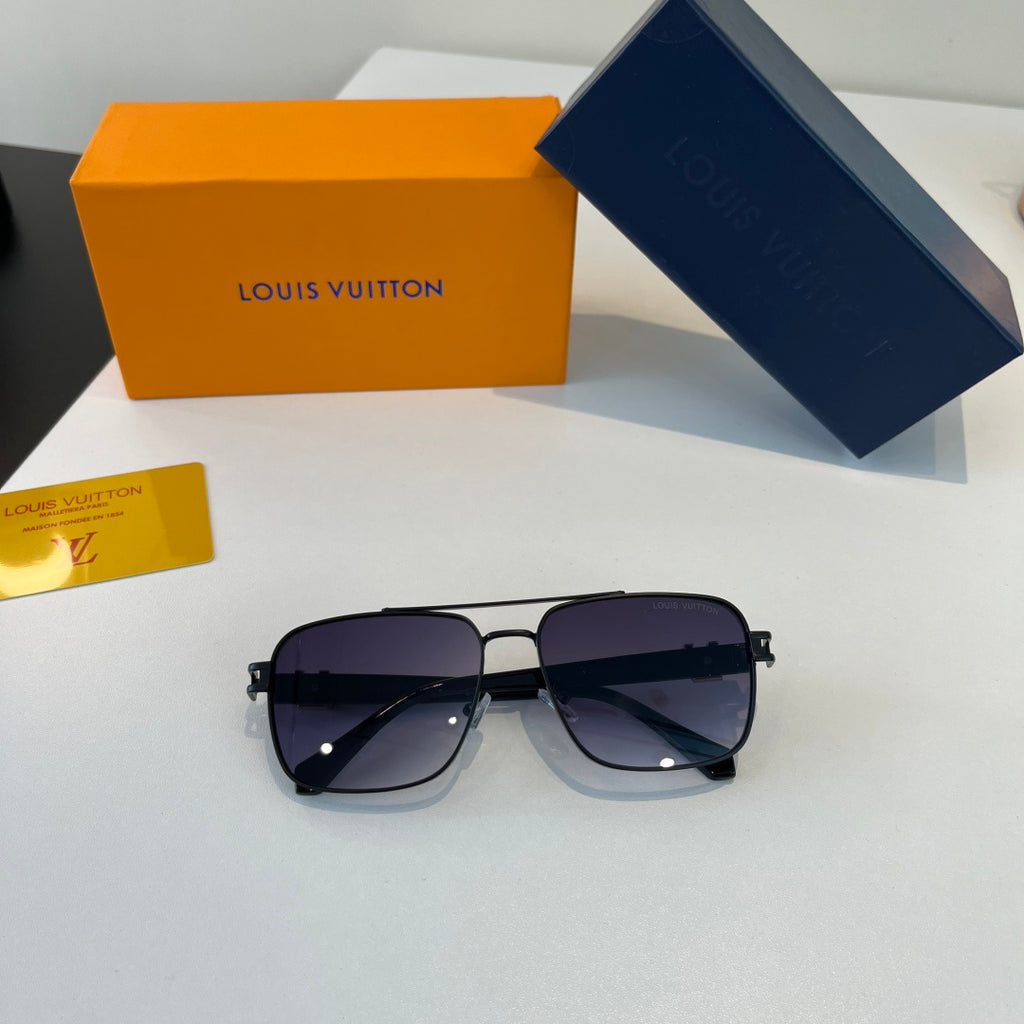 Louis Vuitton Metal Aviator Silver Lens Sunglasses for Men & Women - 493076 - detail image 4