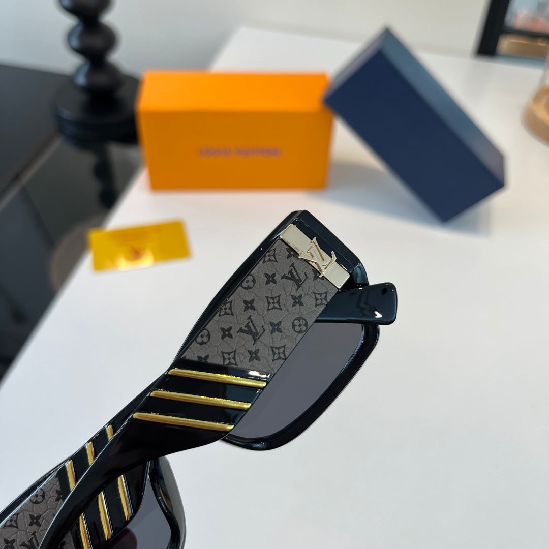 Louis Vuitton Fashion Black Lens Sunglasses for Men & Women - 493077 - detail image 8