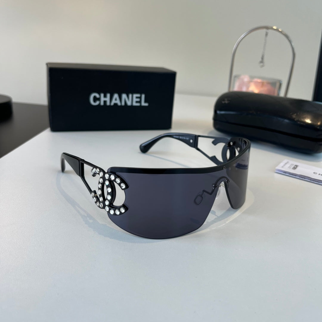 Chanel Fashion Blue Lens Sunglasses for Men & Women - 493633