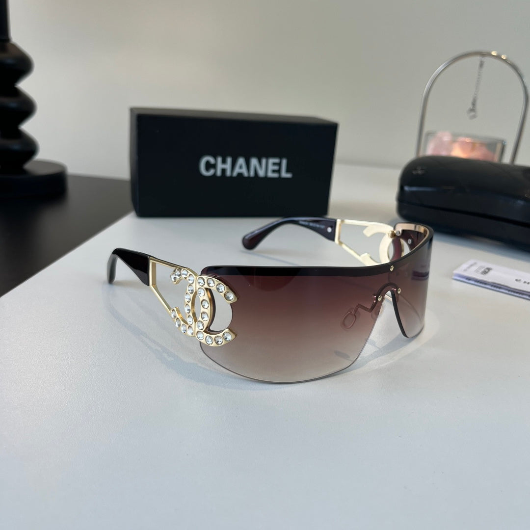 Chanel Fashion Silver Lens Sunglasses for Men & Women - 493634