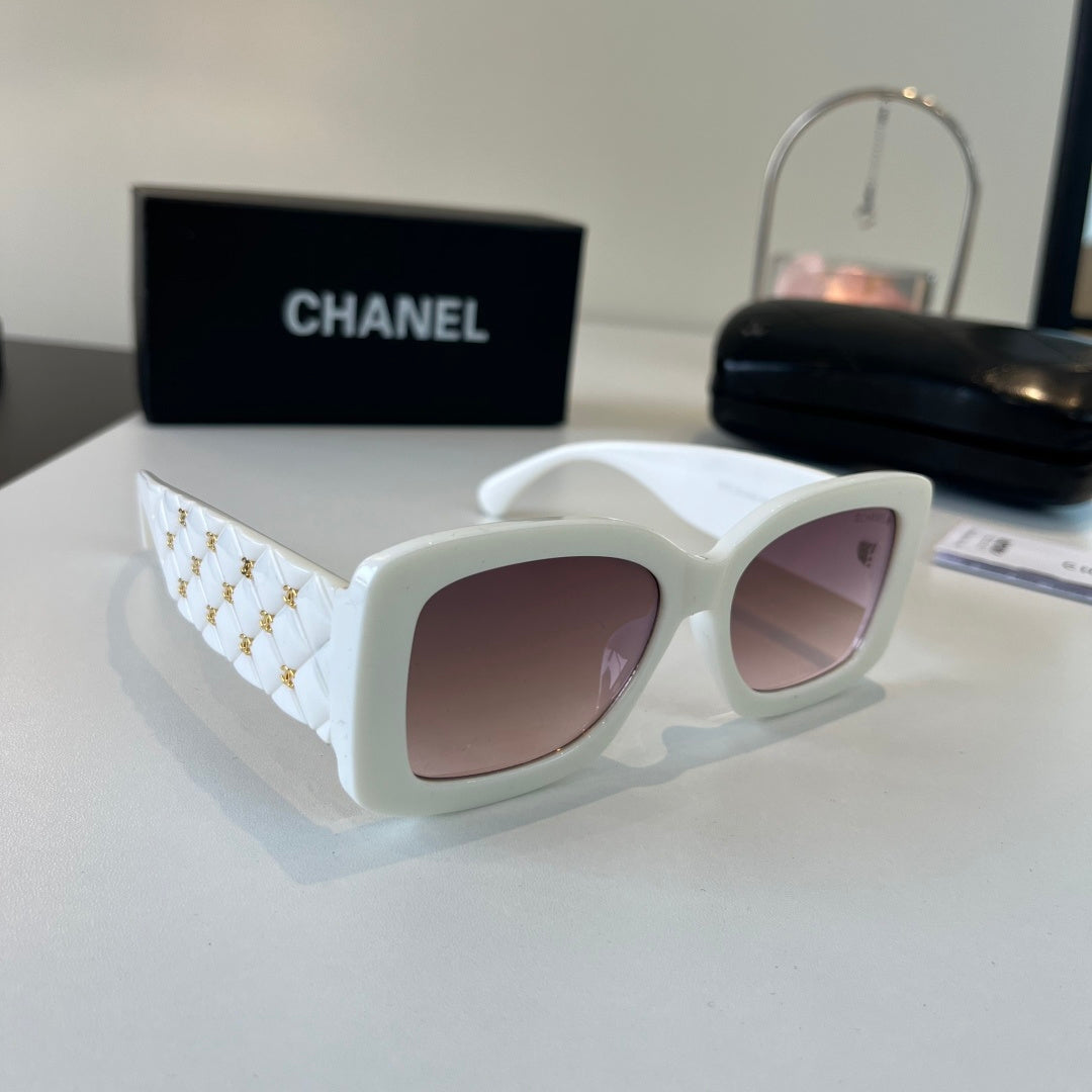 Chanel Fashion Silver Lens Sunglasses for Men & Women - 493635