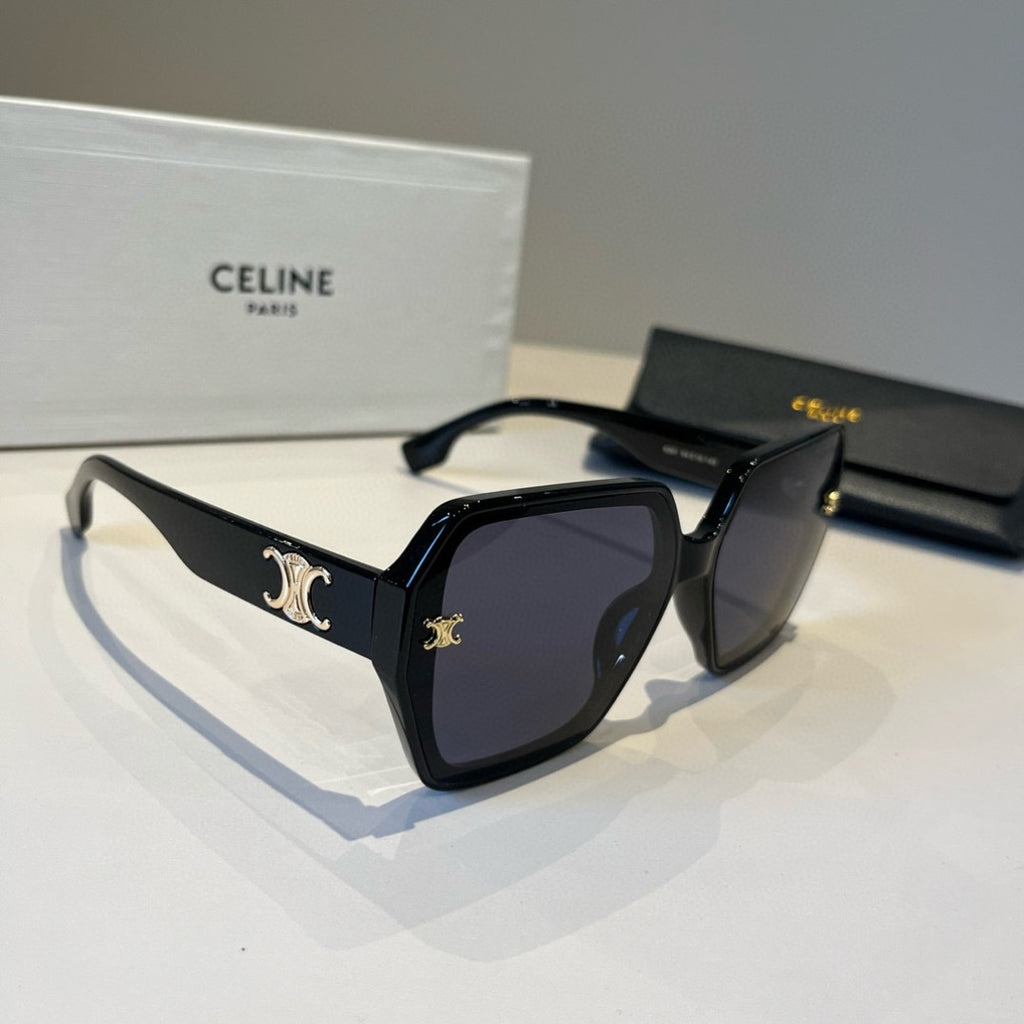 Celine Fashion Black Lens Sunglasses for Men & Women - 465518