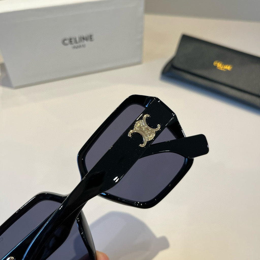 Celine Fashion Black Lens Sunglasses for Men & Women - 415604 - detail image 6