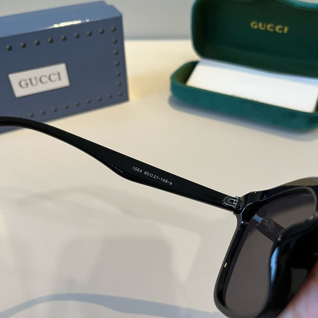 Gucci Oversized Black Lens Sunglasses for Men & Women - 486345 - detail image 10