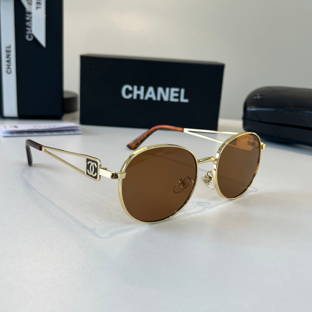 Chanel Fashion Brown Lens Sunglasses for Men & Women