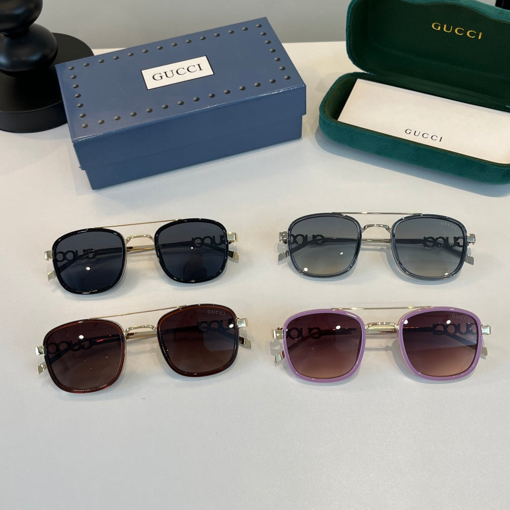 Gucci Oversized Red Lens Sunglasses for Men & Women - 493358 - detail image 12