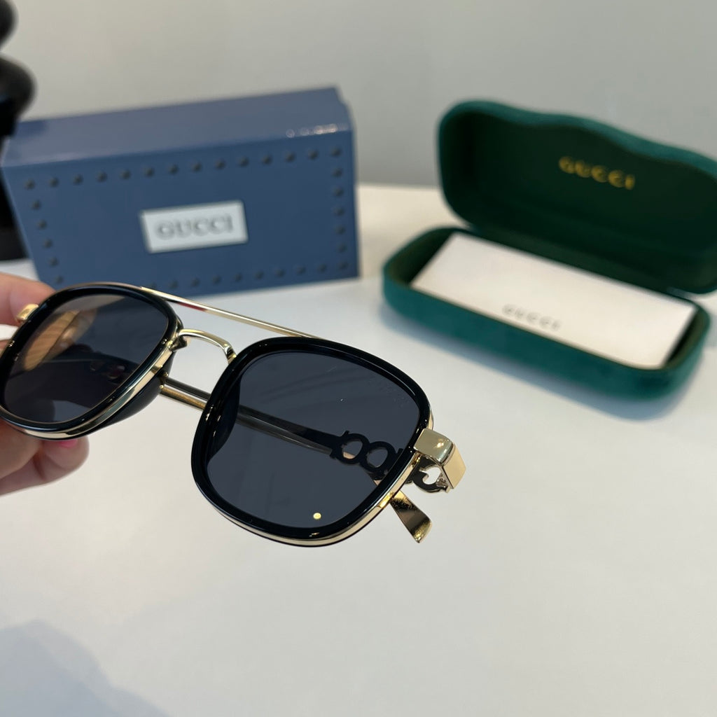 Gucci Oversized Silver Lens Sunglasses for Men & Women - 493356 - detail image 6