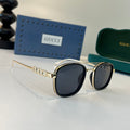 Gucci Oversized Silver Lens Sunglasses for Men & Women - 493356