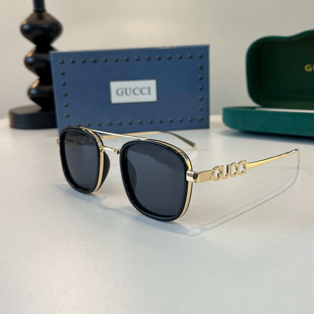 Gucci Oversized Silver Lens Sunglasses for Men & Women - 493356 - detail image 3