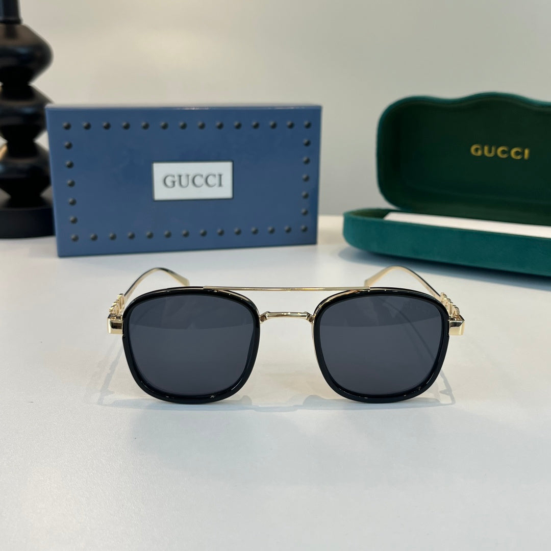 Gucci Oversized Silver Lens Sunglasses for Men & Women - 493356 - detail image 2