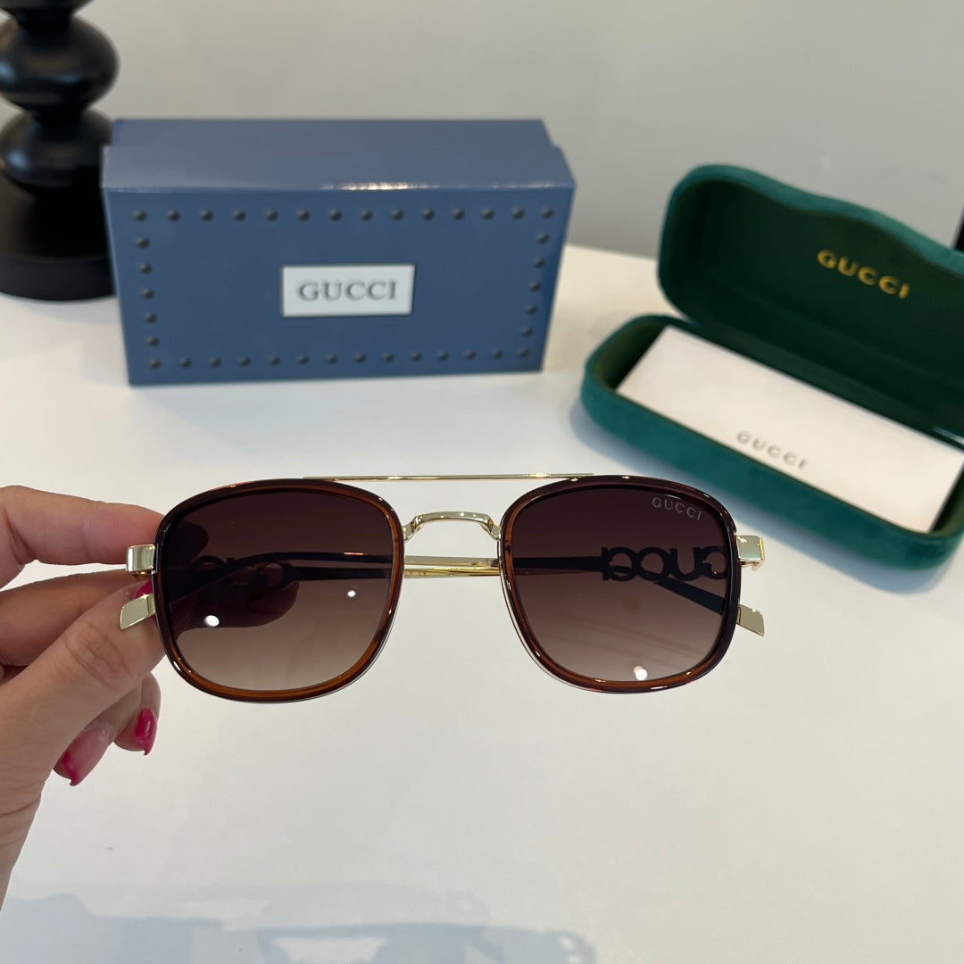 Gucci Oversized Red Lens Sunglasses for Men & Women - 493357 - detail image 5