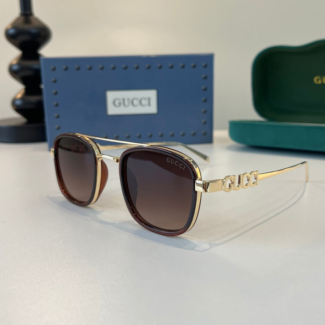 Gucci Oversized Red Lens Sunglasses for Men & Women - 493357 - detail image 3