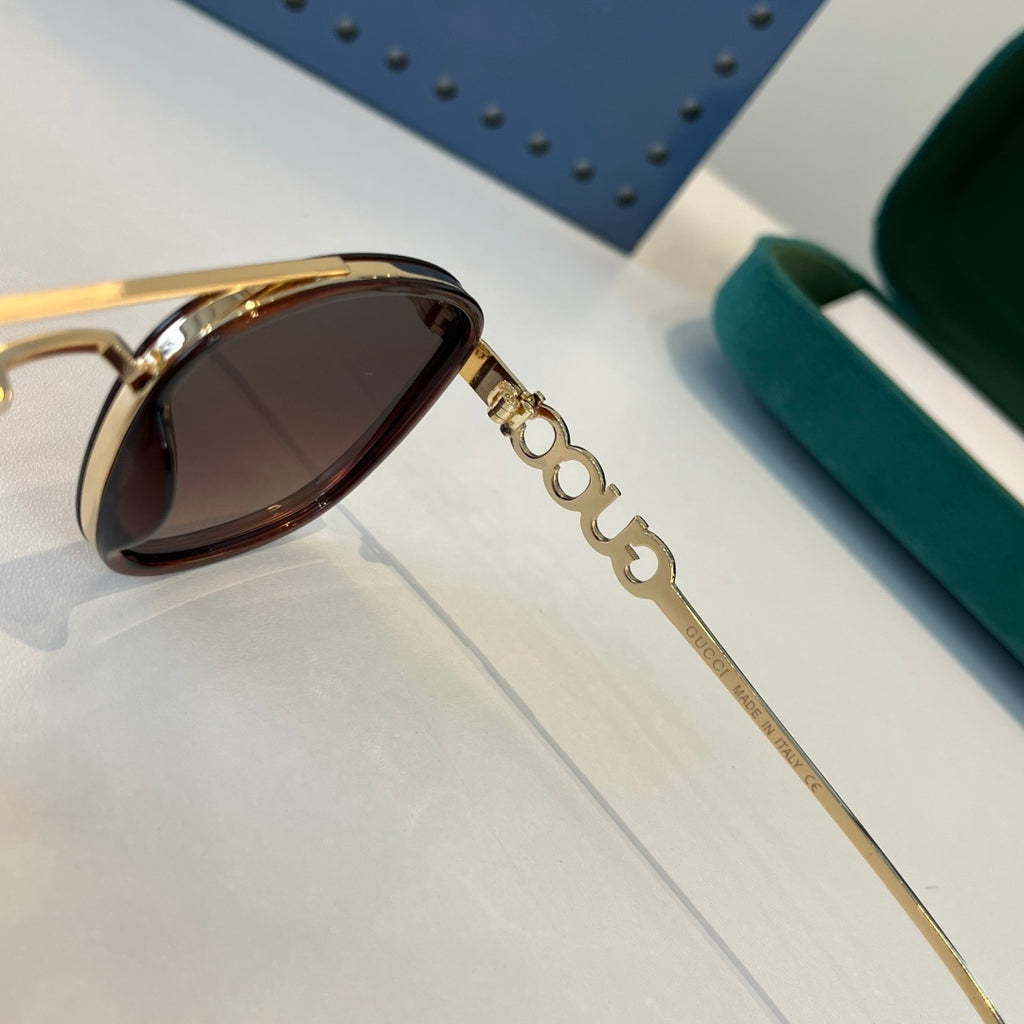 Gucci Oversized Red Lens Sunglasses for Men & Women - 493357 - detail image 11