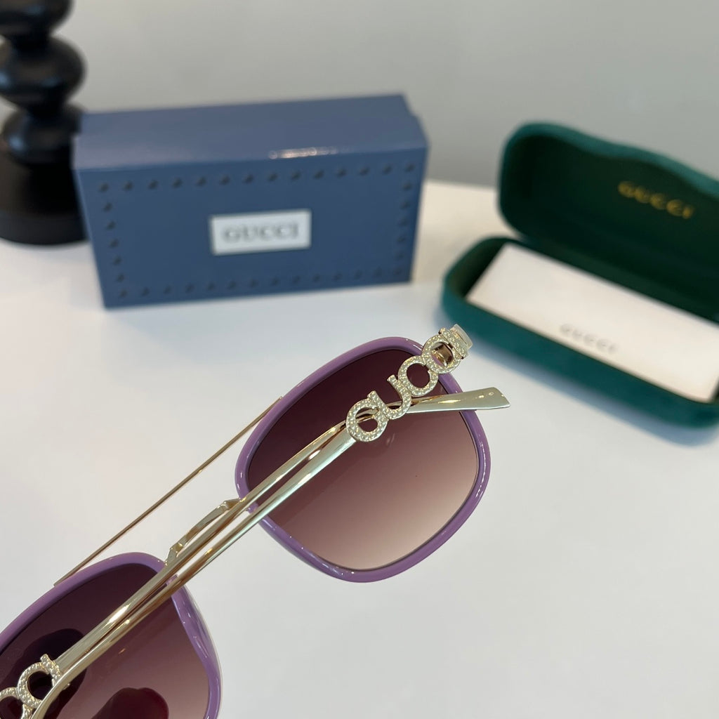 Gucci Oversized Red Lens Sunglasses for Men & Women - 493358 - detail image 7