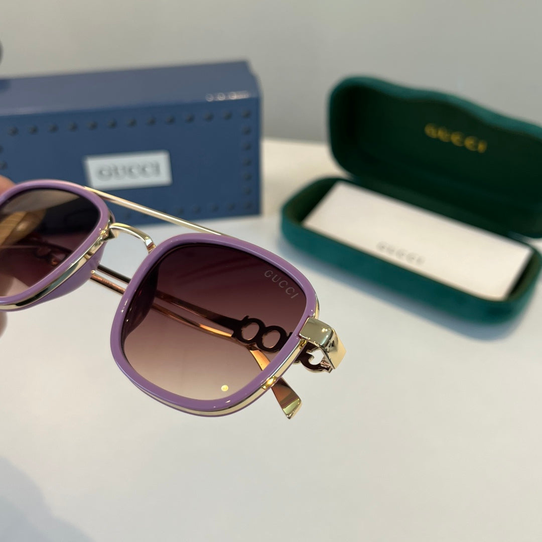 Gucci Oversized Red Lens Sunglasses for Men & Women - 493358 - detail image 6
