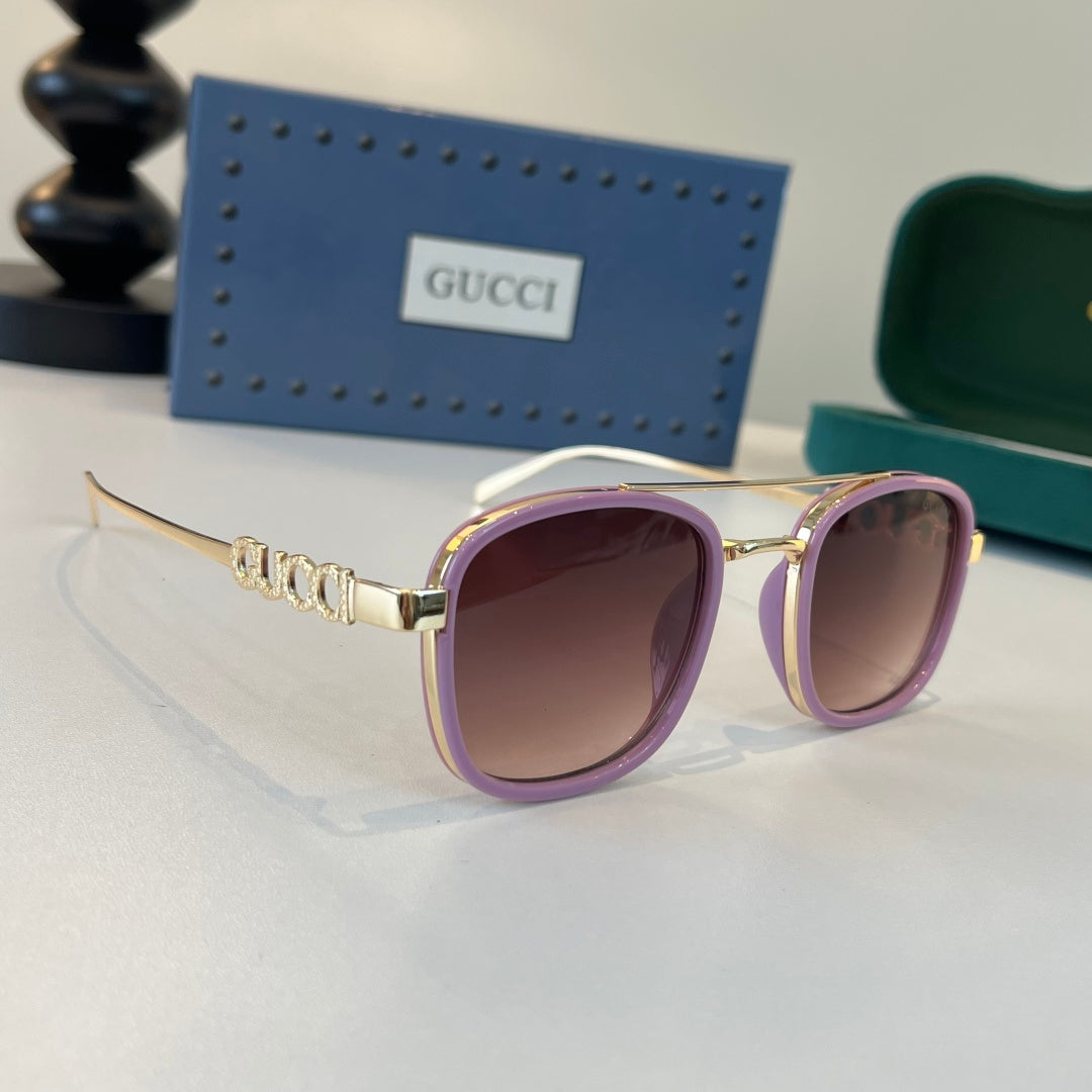 Gucci Oversized Red Lens Sunglasses for Men & Women - 493358