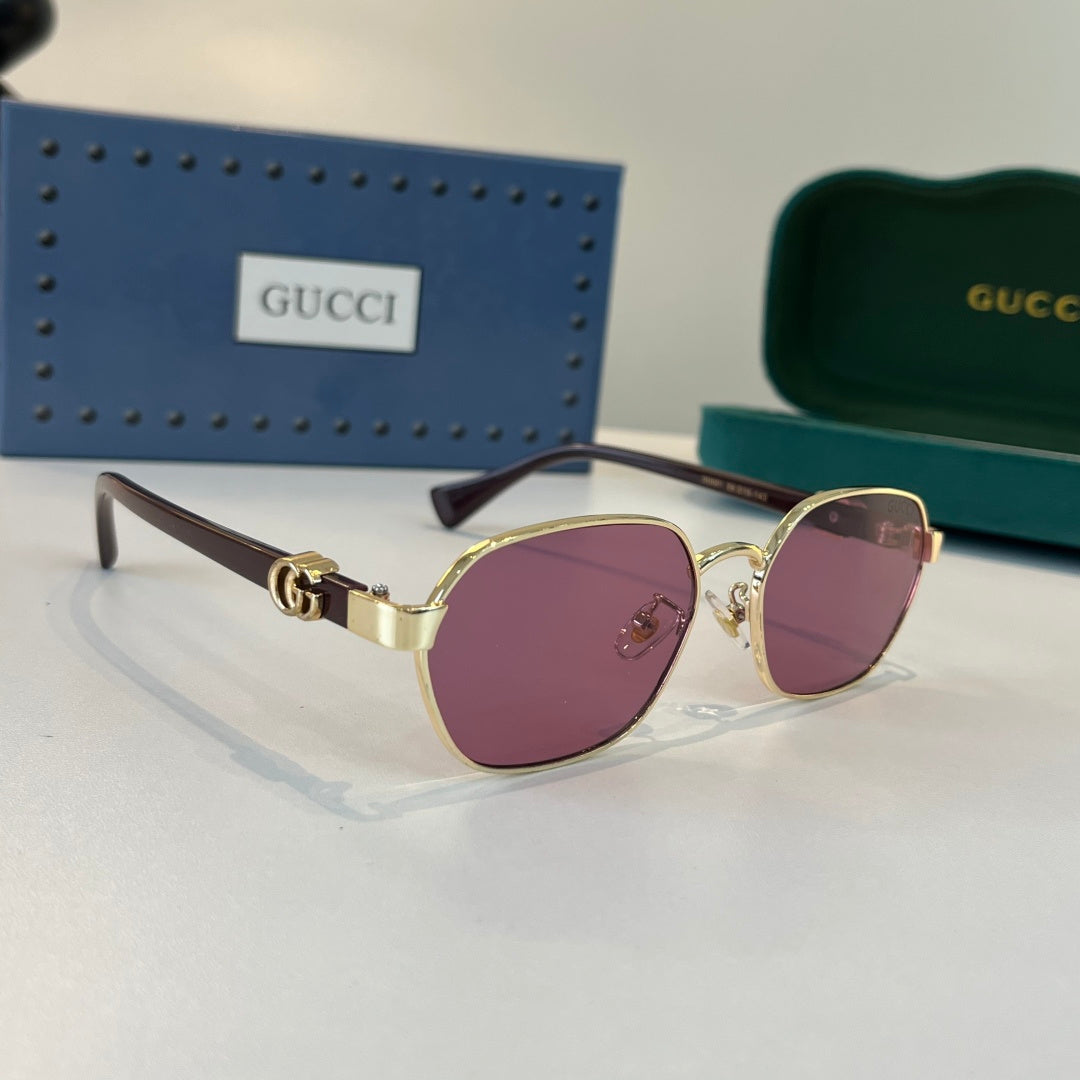 Gucci Oversized Red Lens Sunglasses for Men & Women