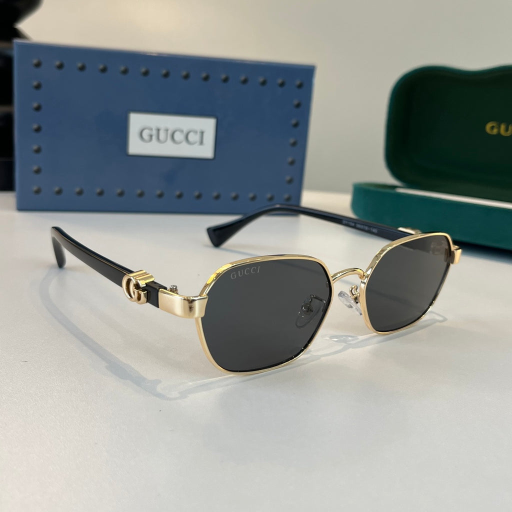 Gucci Oversized Silver Lens Sunglasses for Men & Women
