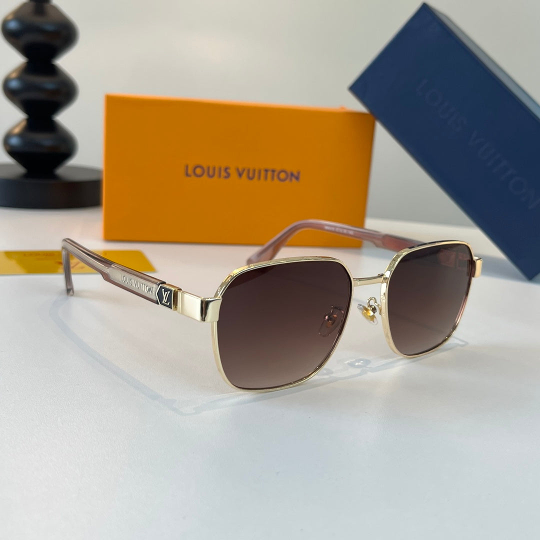 Louis Vuitton Fashion Red Lens Sunglasses for Men & Women - 493080