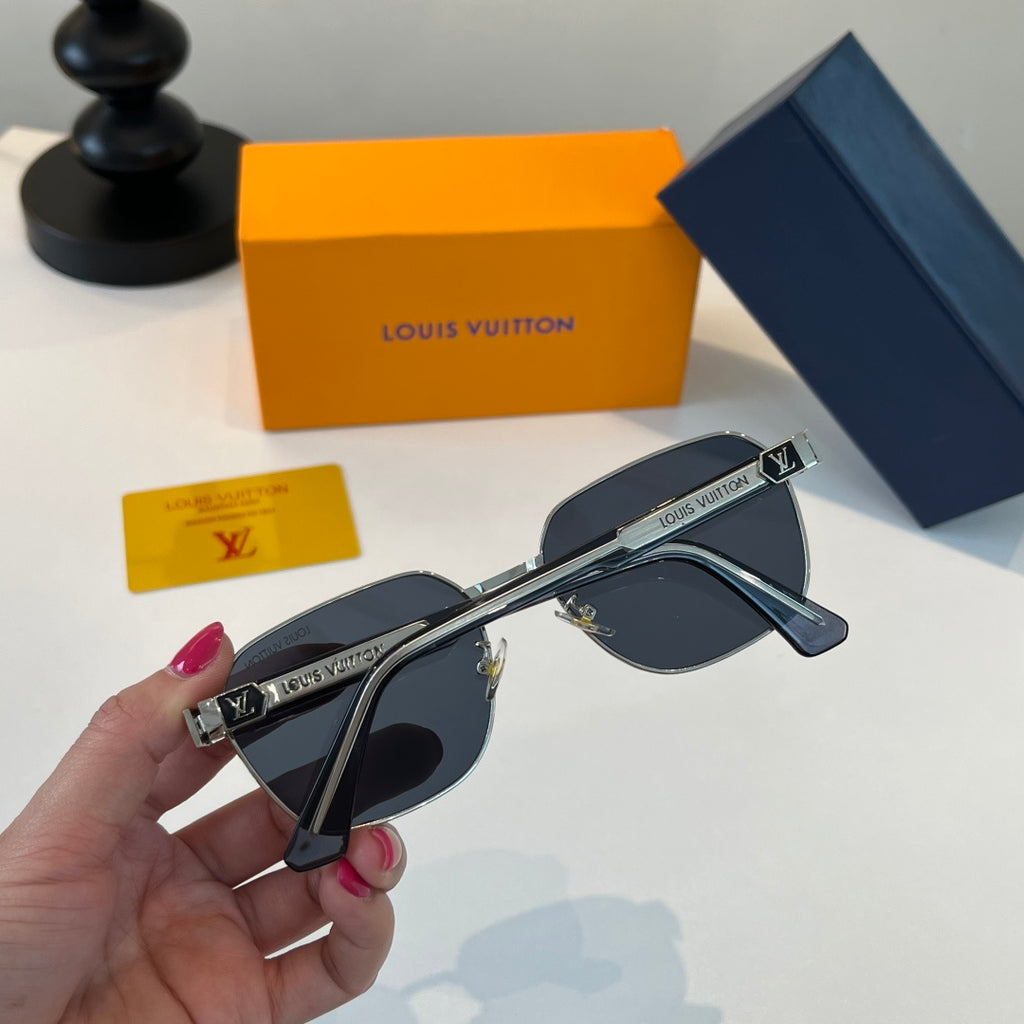 Louis Vuitton Fashion Silver Lens Sunglasses for Men & Women - 493081 - detail image 8