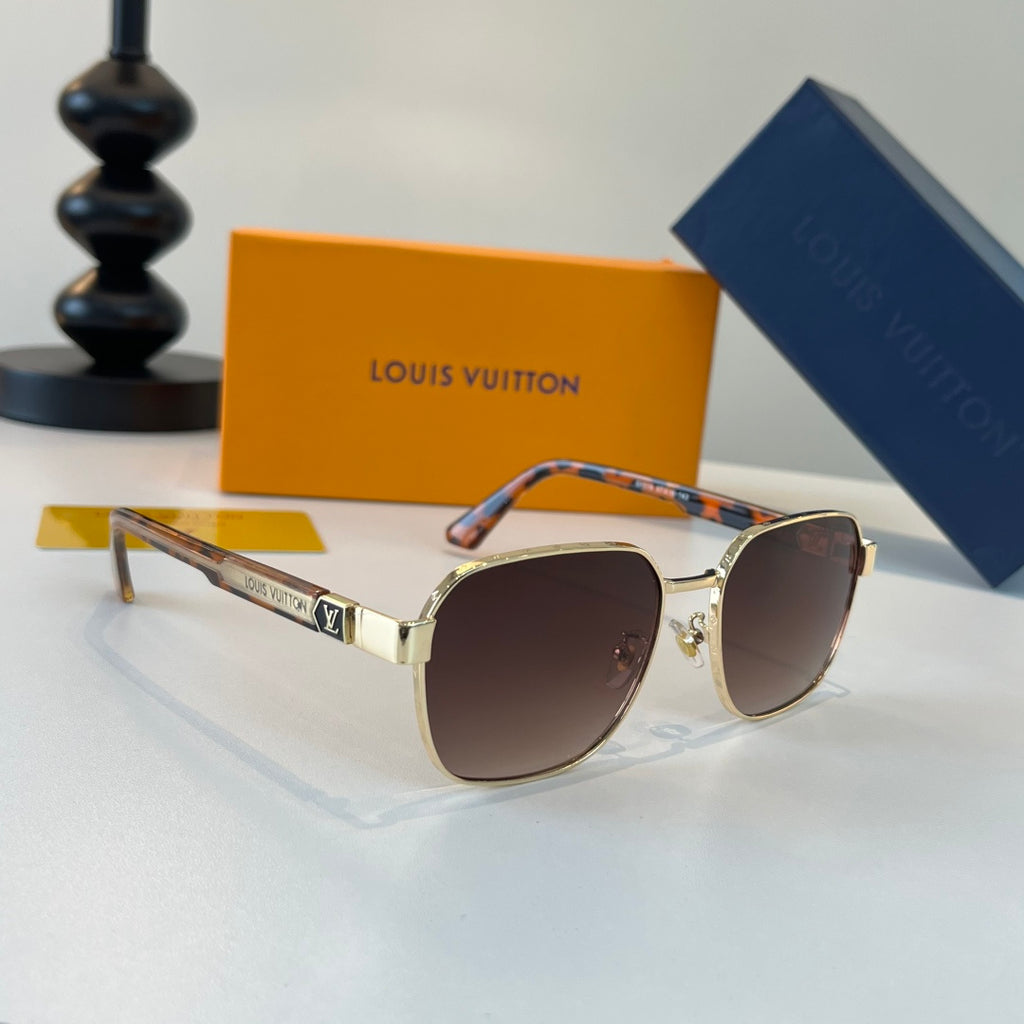 Louis Vuitton Fashion Brown Lens Sunglasses for Men & Women - 493082