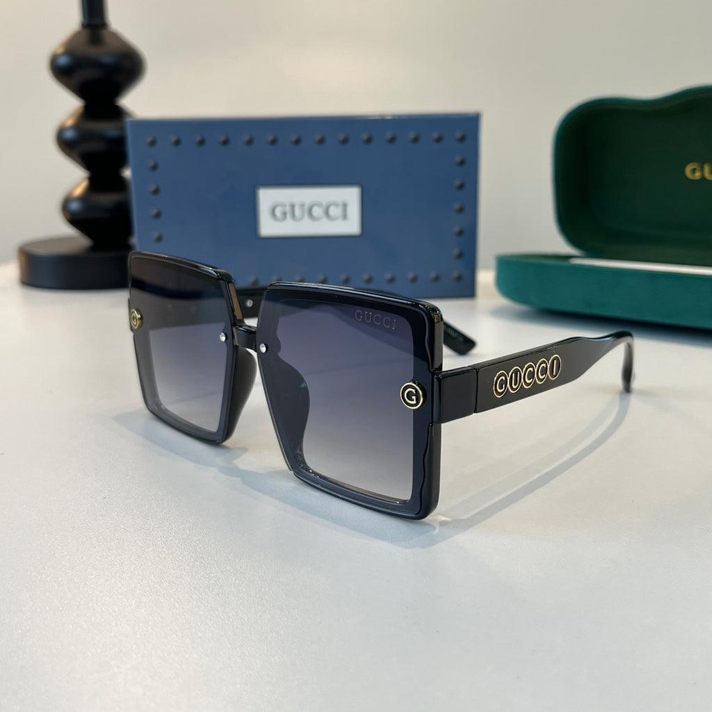 Gucci Oversized Silver Lens Sunglasses for Women - detail image 3