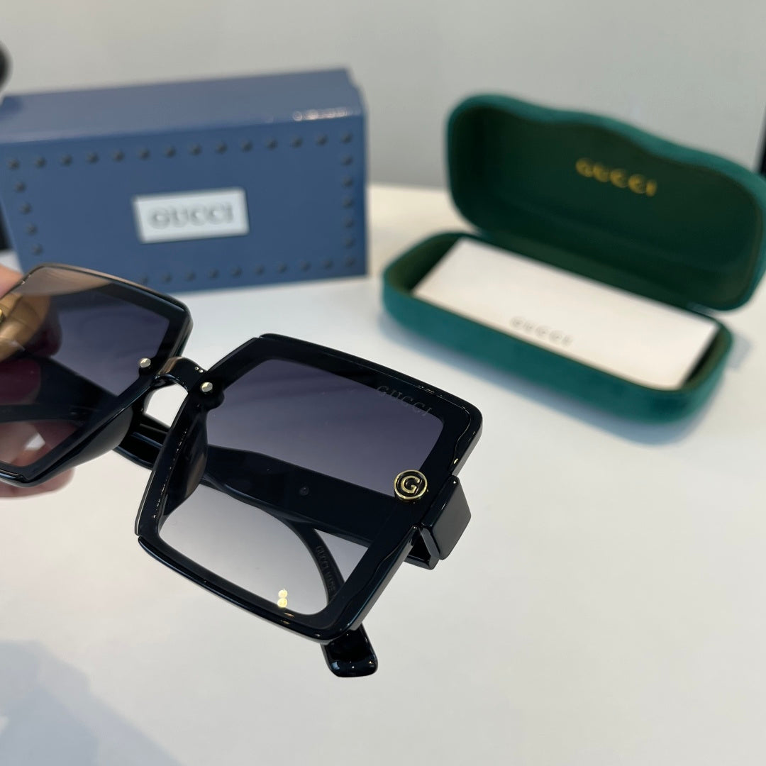 Gucci Oversized Silver Lens Sunglasses for Women - detail image 5
