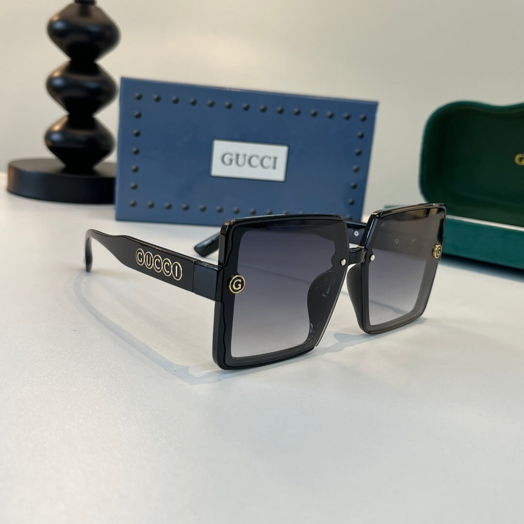 Gucci Oversized Silver Lens Sunglasses for Women
