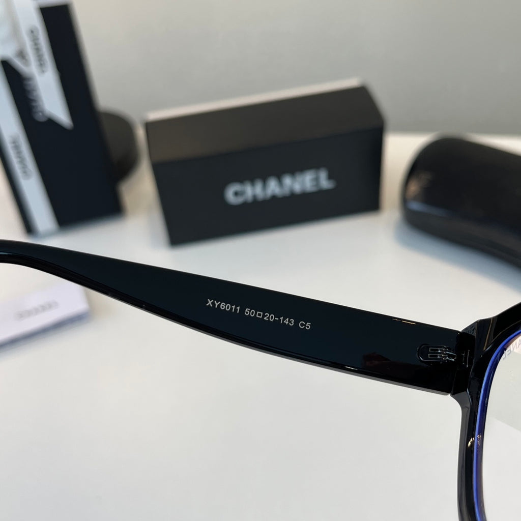 Chanel Oversized Silver Lens Sunglasses for Women - detail image 9