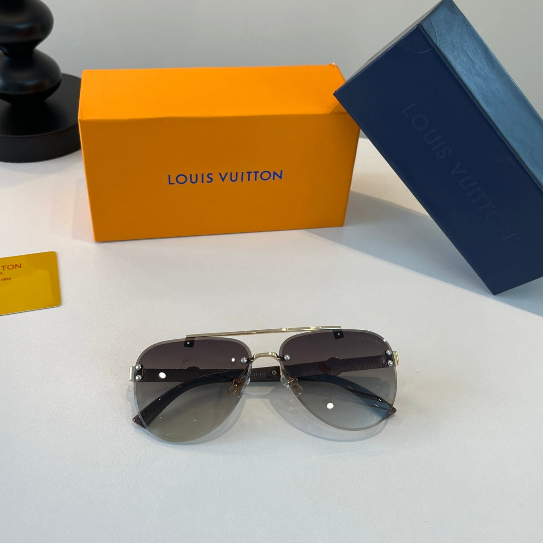 Louis Vuitton Fashion Silver Lens Sunglasses for Men & Women - 493084 - detail image 5