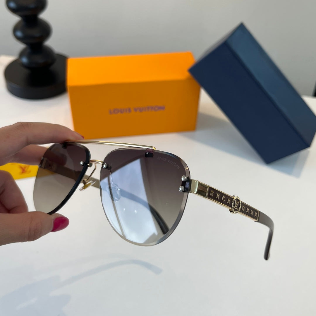 Louis Vuitton Fashion Silver Lens Sunglasses for Men & Women - 493084 - detail image 4