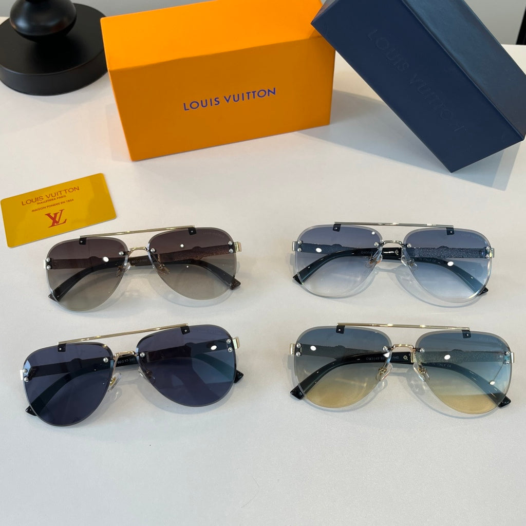 Louis Vuitton Fashion Silver Lens Sunglasses for Men & Women - 493085 - detail image 12