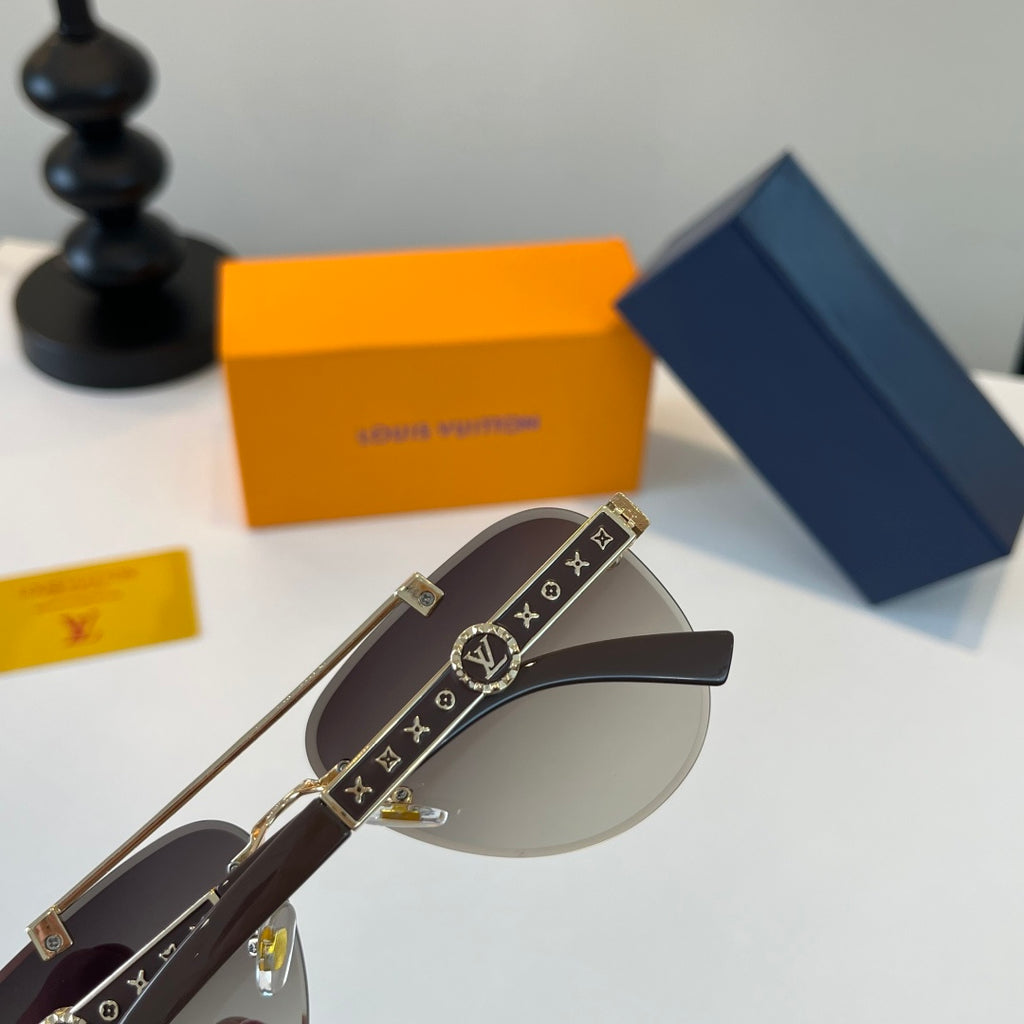 Louis Vuitton Fashion Silver Lens Sunglasses for Men & Women - 493084 - detail image 8