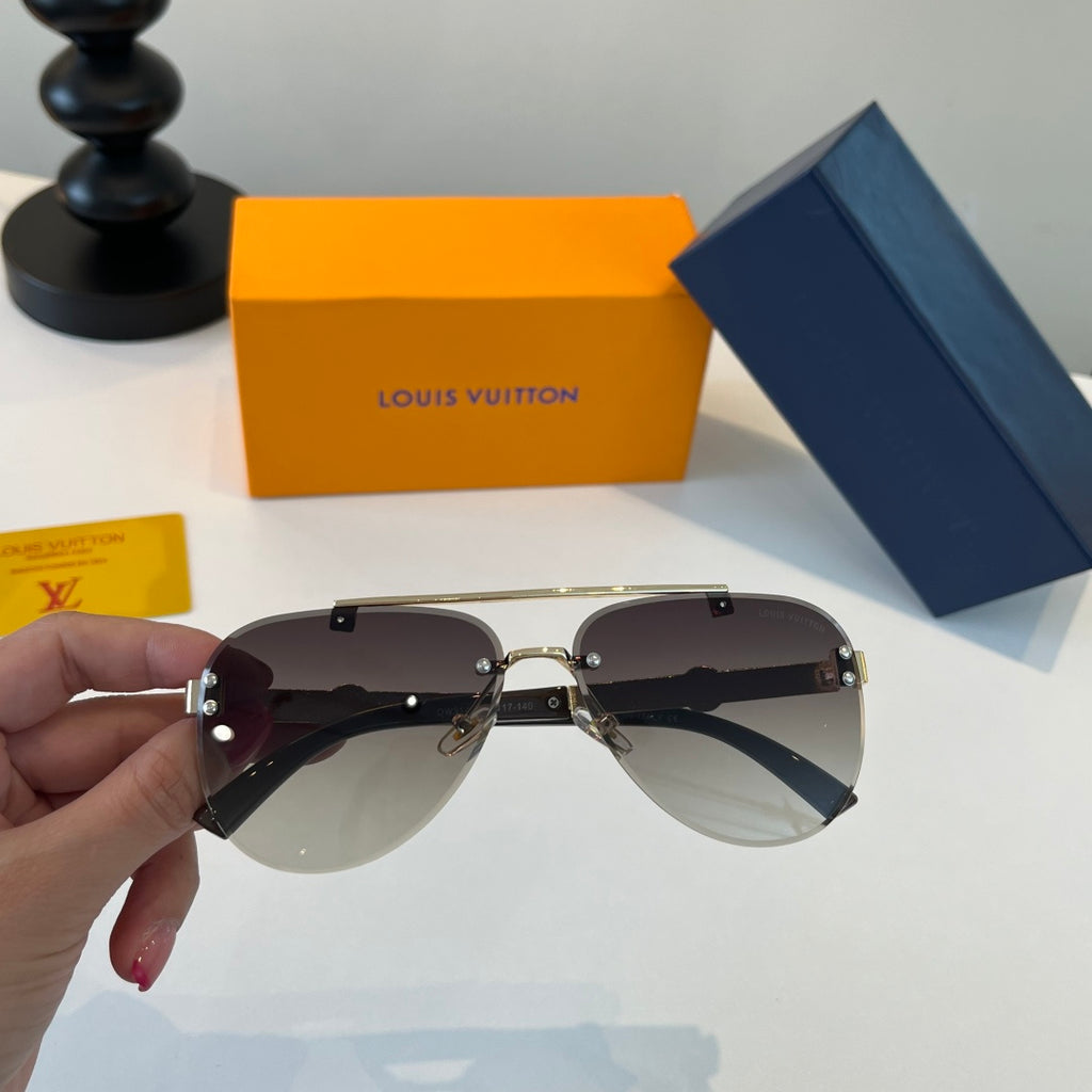 Louis Vuitton Fashion Silver Lens Sunglasses for Men & Women - 493084 - detail image 6