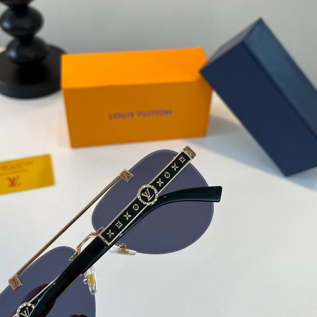 Louis Vuitton Fashion Black Lens Sunglasses for Men & Women - 493086 - detail image 7