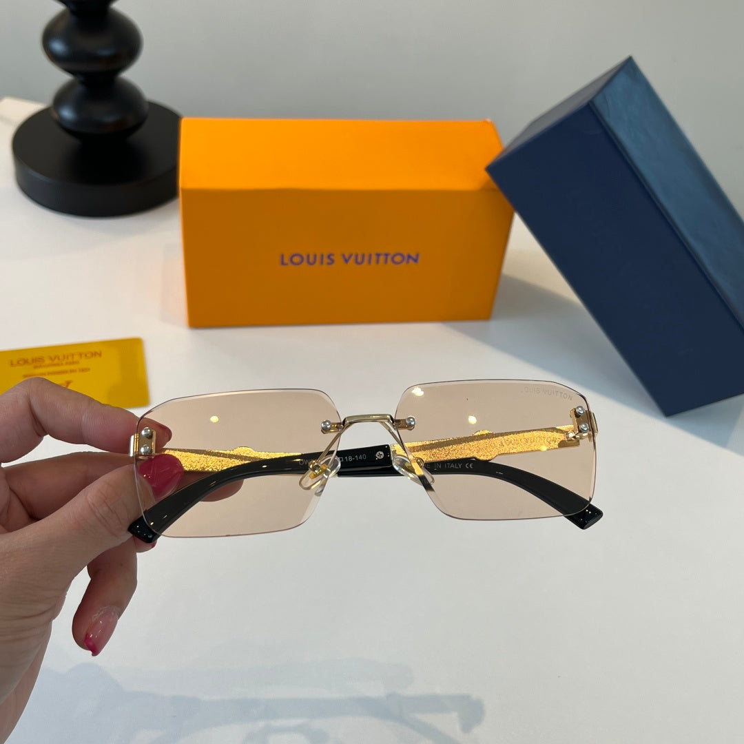 Louis Vuitton Fashion Silver Lens Sunglasses for Men & Women - 493087 - detail image 4