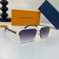 Louis Vuitton Fashion Silver Lens Sunglasses for Men & Women - 493088