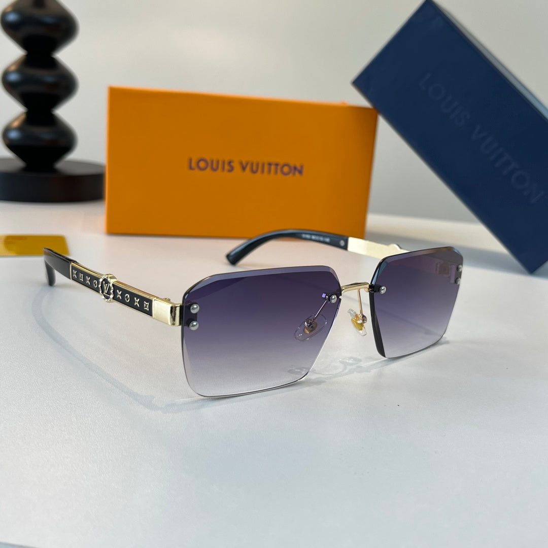 Louis Vuitton Fashion Silver Lens Sunglasses for Men & Women - 493088