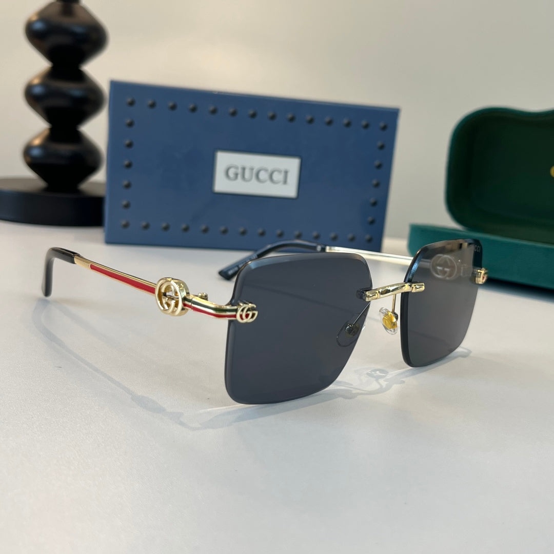 Gucci Fashion Silver Lens Sunglasses for Men & Women - 493370