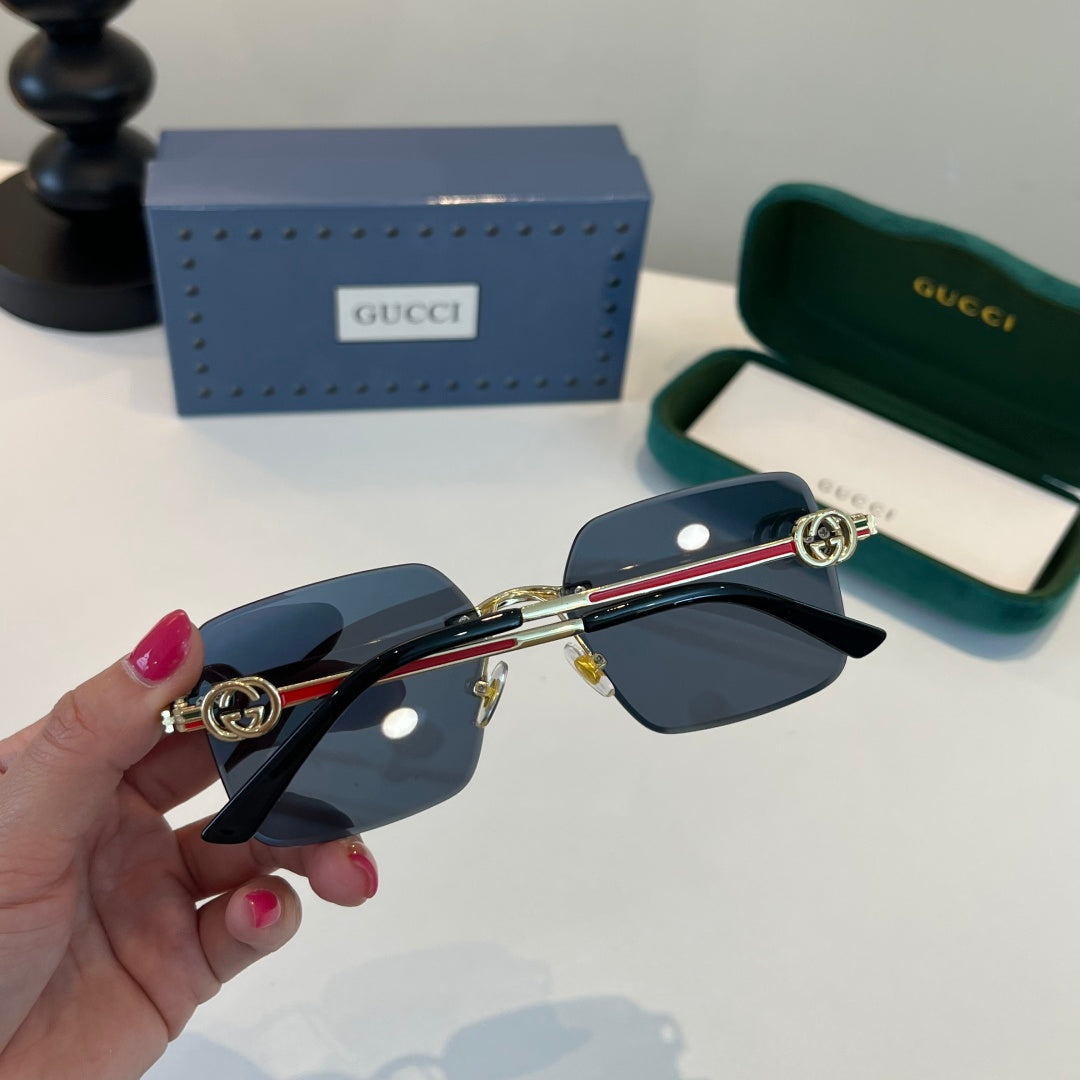 Gucci Fashion Silver Lens Sunglasses for Men & Women - 493370 - detail image 8