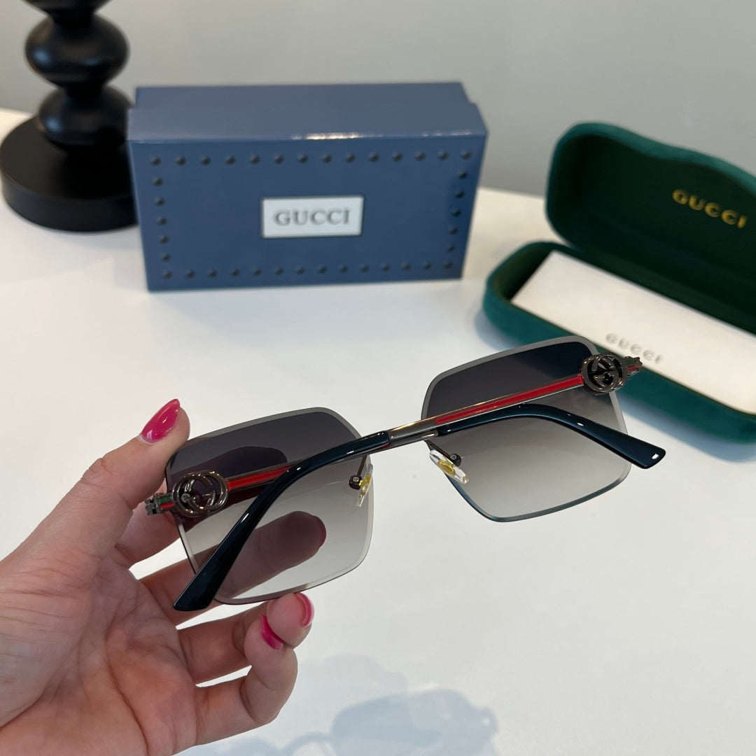 Gucci Fashion Silver Lens Sunglasses for Men & Women - detail image 8