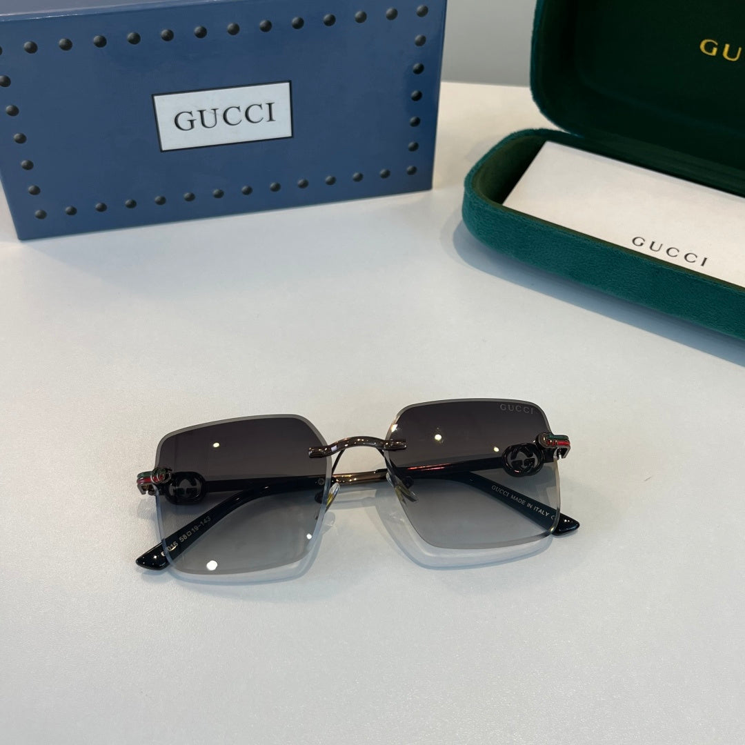 Gucci Fashion Silver Lens Sunglasses for Men & Women - detail image 4