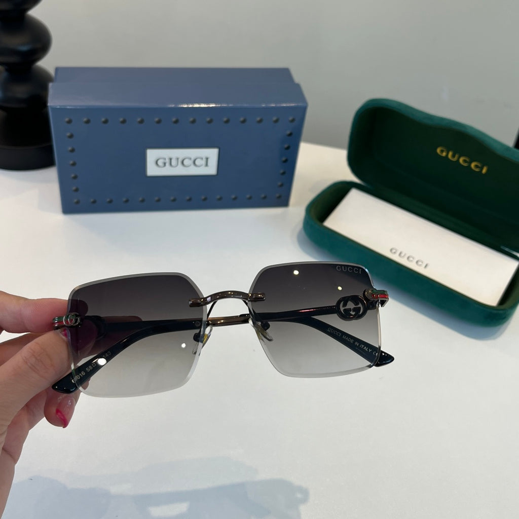 Gucci Fashion Silver Lens Sunglasses for Men & Women - detail image 5