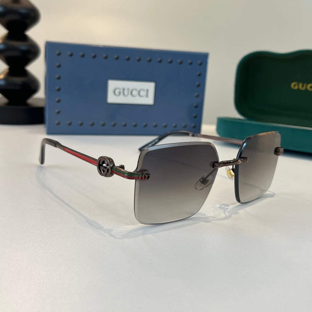 Gucci Fashion Silver Lens Sunglasses for Men & Women