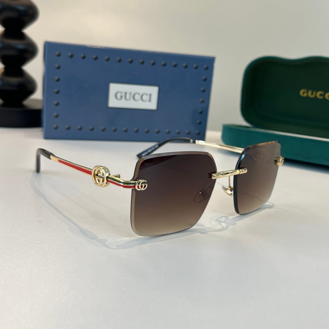 Gucci Fashion Brown Lens Sunglasses for Men & Women
