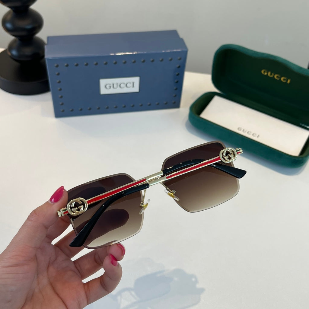 Gucci Fashion Brown Lens Sunglasses for Men & Women - detail image 8