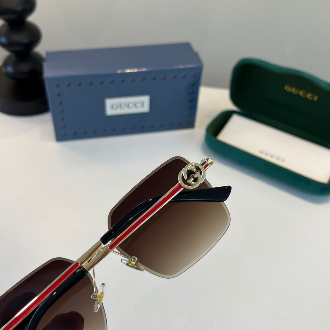 Gucci Fashion Brown Lens Sunglasses for Men & Women - detail image 7