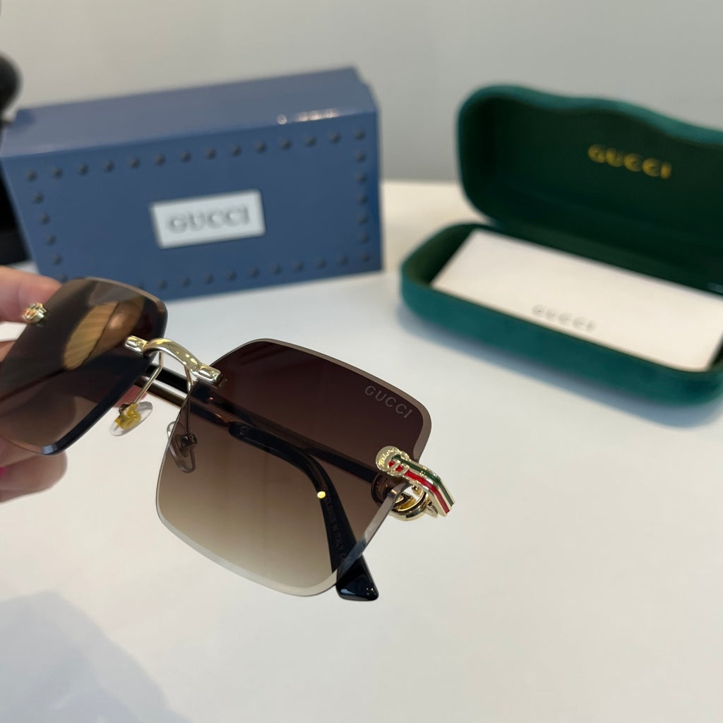Gucci Fashion Brown Lens Sunglasses for Men & Women - detail image 6
